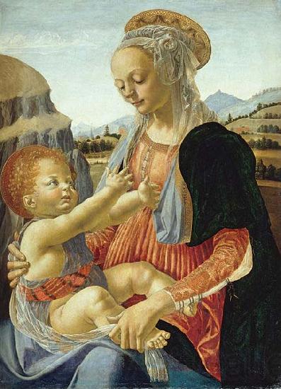 Andrea del Verrocchio Mary with the Child Germany oil painting art